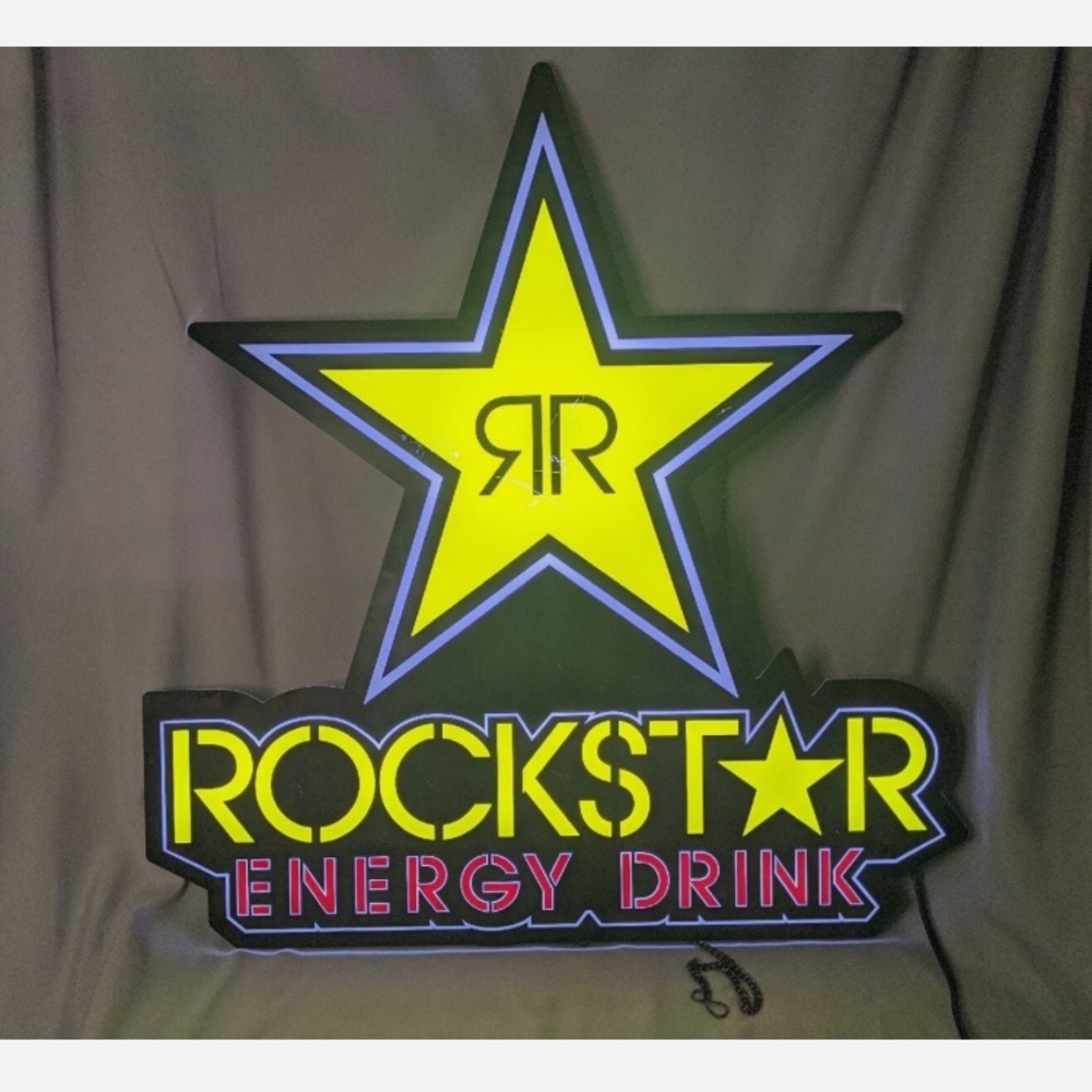 Supreme Rockstar Energy Drink LED Neon Sign